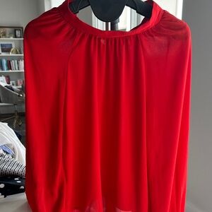 Banana Republic Vibrant Red Blouse